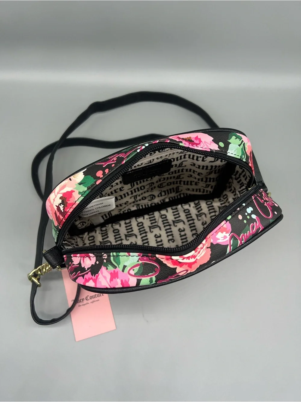 Juicy couture camera crossbody purse